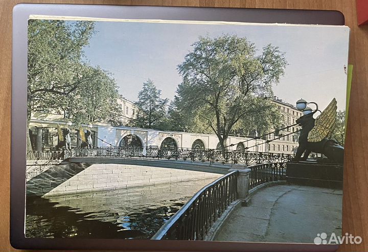 Большие советские открытки с видами Санкт-Петербур