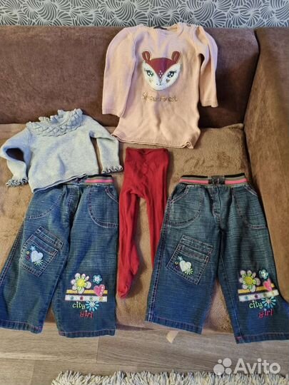 Пакет отдежды на девочку 86- 92