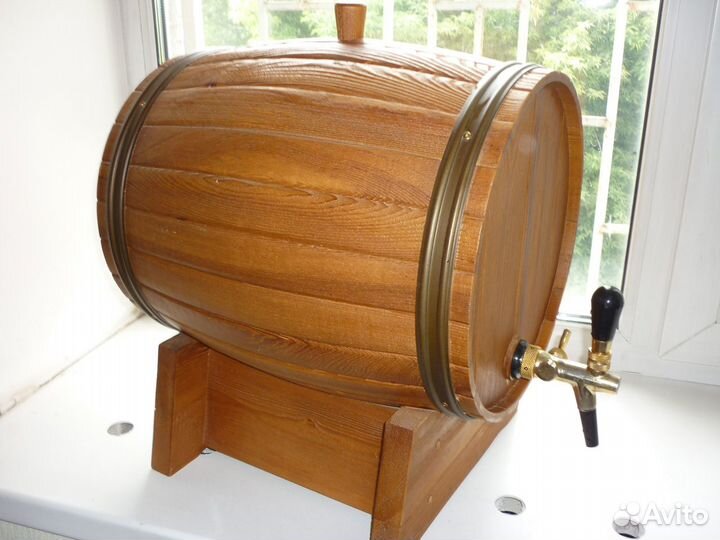 Деревянный бочонок для b\b на 10л