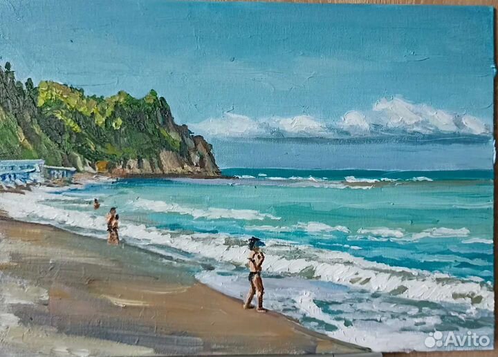 Картина маслом на холсте пейзаж