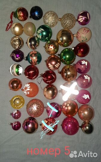 Елочные игрушки СССР