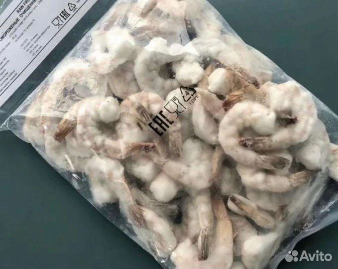 Креветки очищенные на хвосте- 26/30