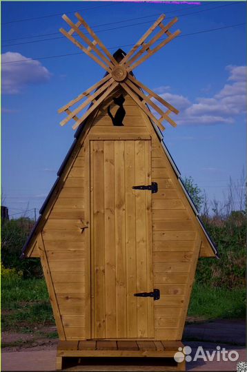 Дачный туалет с установкой