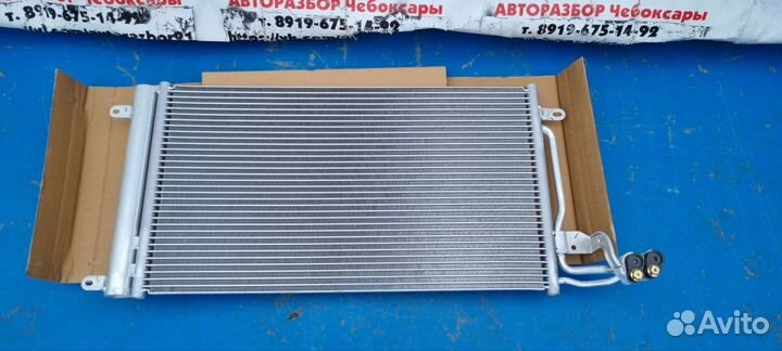 Радиатор кондиционера Volkswagen polo sedan