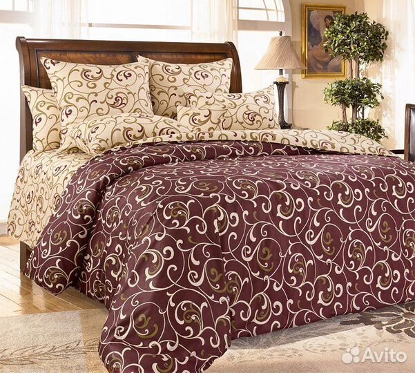 Постельное, 1,5 спальное, 100 хлопок