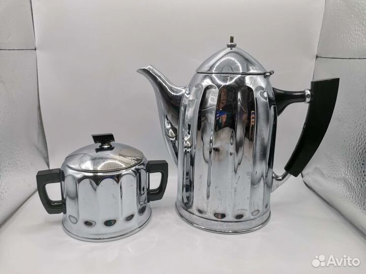 Чайник заварочный и сахарница мнц Глухарь ссср(Ч)