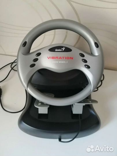Игровой руль и педали Genius Speed Wheel 3 Vibrati