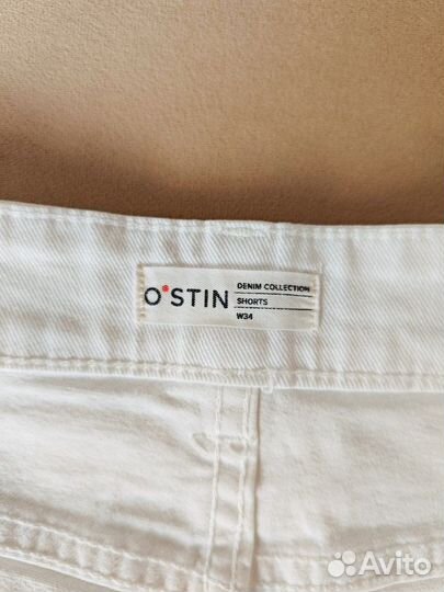 Джинсовые шорты ostin 48 50 w34