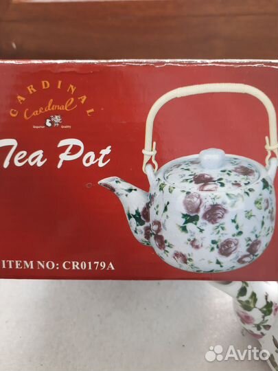 Чайник заварочный новый фарфор