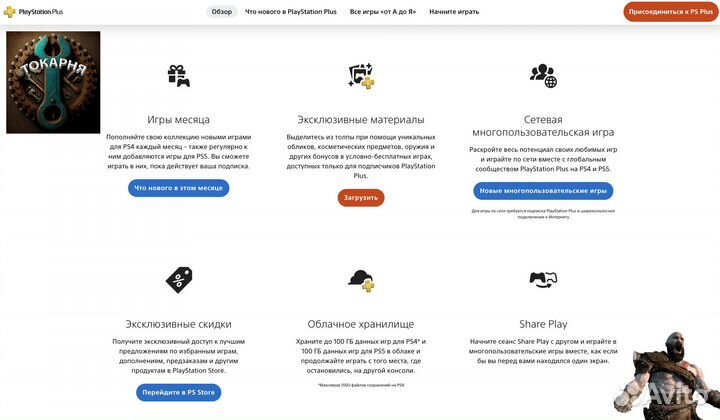 Пoдпиcкa PS Plus Турция Deluxe/Extra/Essential