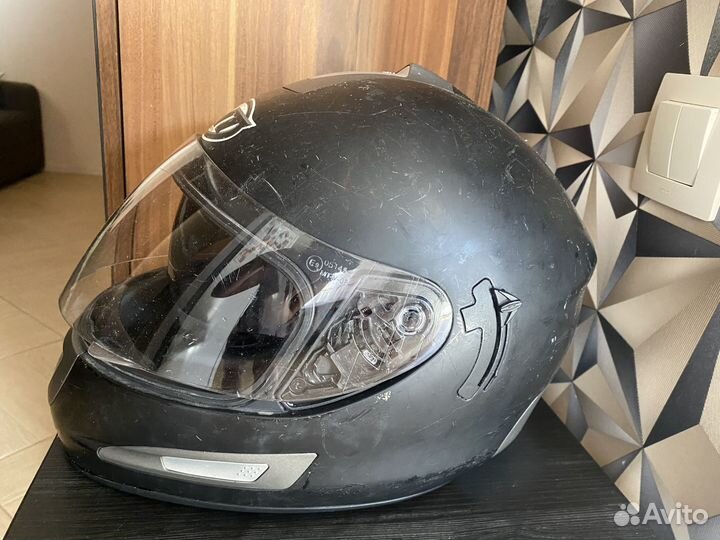 Шлем для мотоцикла черный