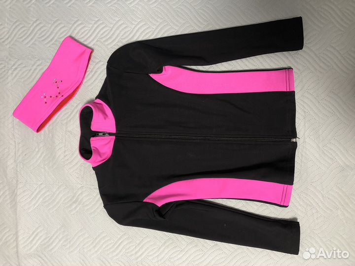 Платье и мастерка для фигурного катания 104 110