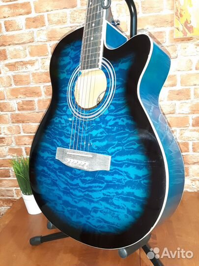 Электроакустическая гитара Тюнер/ Эквалайзером