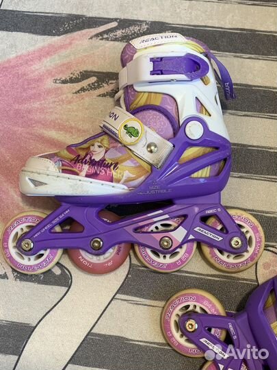 Ролики детские раздвижные reaction 26-31