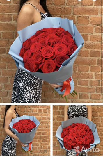 Розы 25 штук 70 см