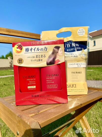 Шампунь для волос tsubaki тцубаки набор 2в1