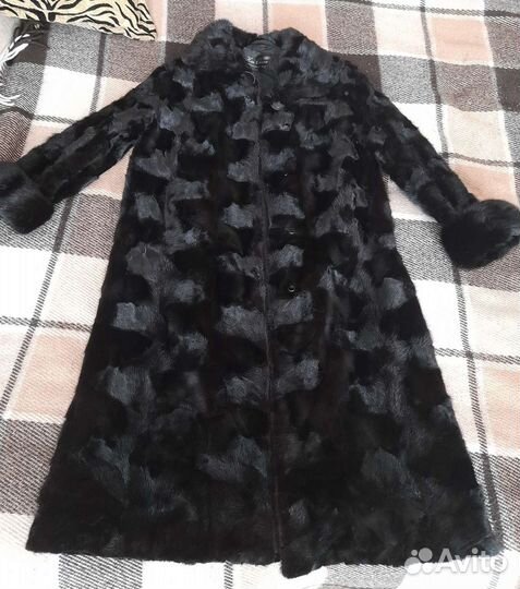 Шуба норковая из кусочков 48-52