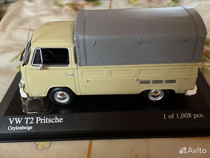 VW. T2. Pritsche. Minichamps 1/43. 1972 г