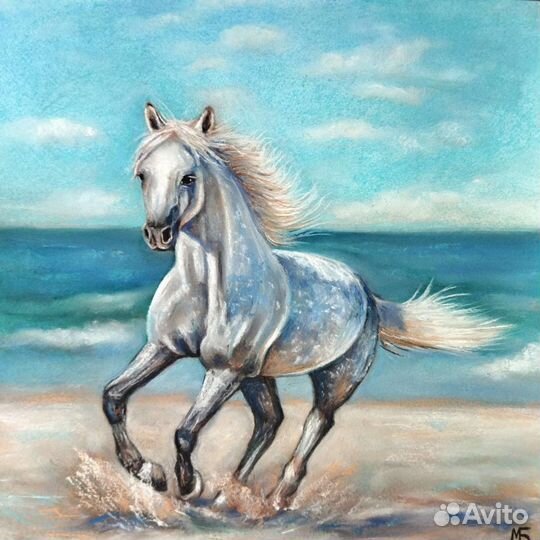 Интерьерная картина с лошадью