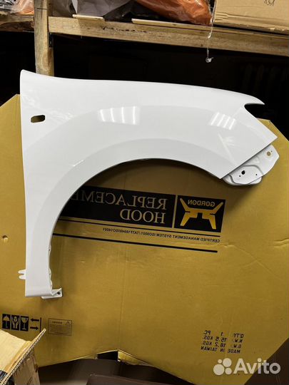 Крыло renault logan 2 цвет белый