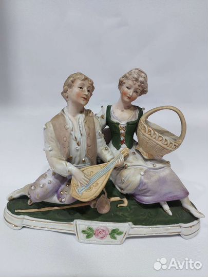 Антикварная статуэтка Германия, бисквитный фарфор