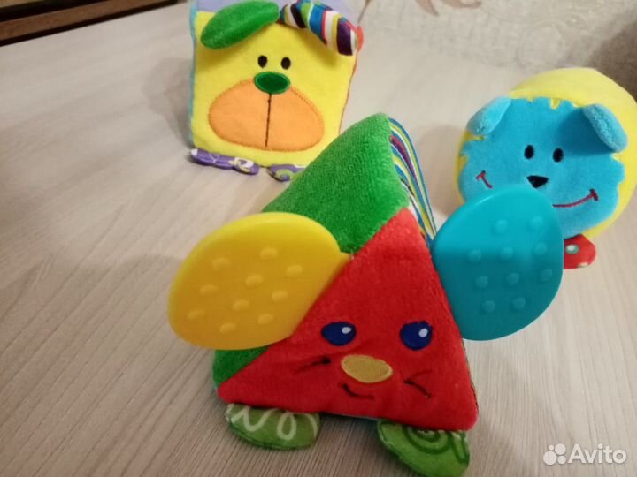 Развивающие кубики мягкие (от 3 месяцев)