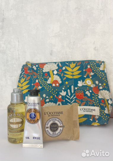 Набор миниатюр в косметичке L'Occitane