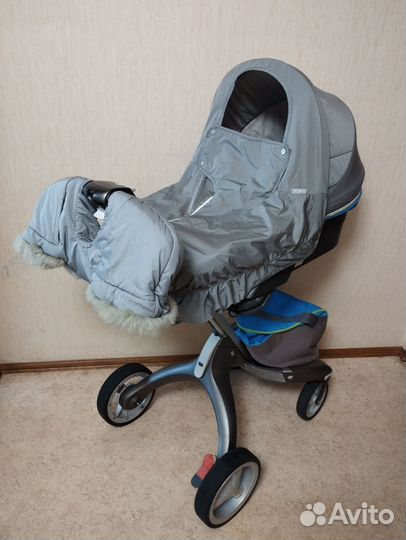 Коляска Stokke Xplory V4 2в1 + зимний кит