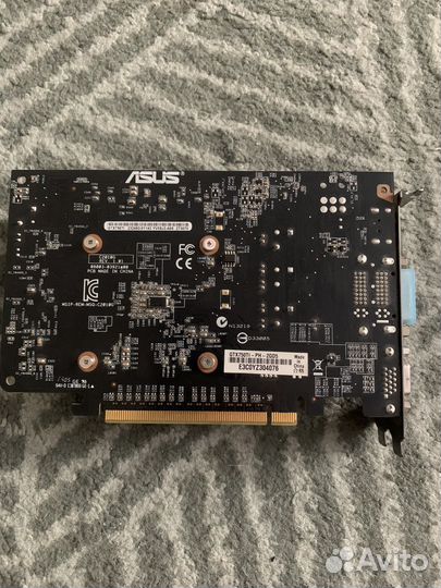 Видеокарта asus GeForce GTX 750 TI