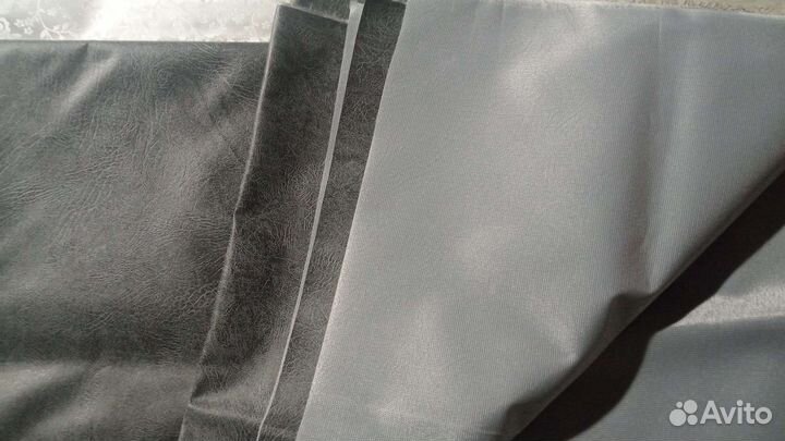 Кожзам, ткани