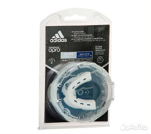 Капа 1-чел. Adidas Opro Silver Gen4-Fit Mouthguard