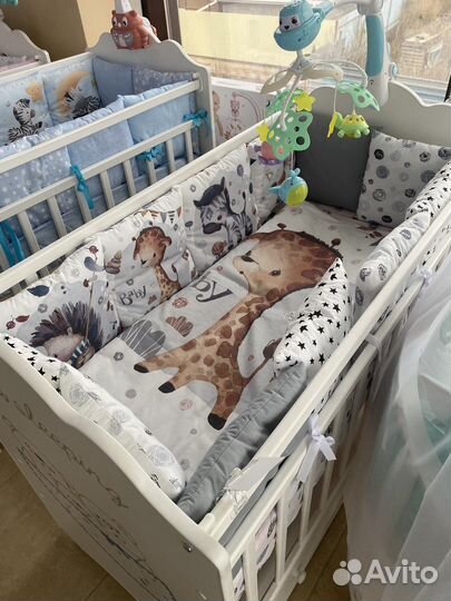 Бортики в кроватку