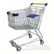 Тележка покупательская 100л с детским сидением