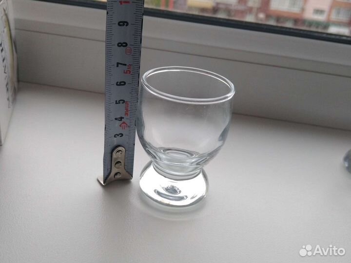 Новый набор рюмок стопок 6 шт., 60 мл, стекло