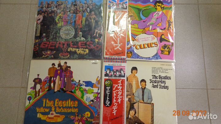 Винил из Яп.Beatles,BlackSabbath,blondie,Boston
