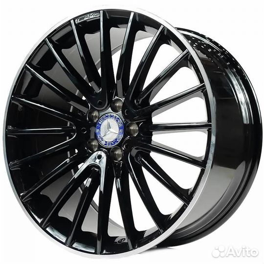 Литой диск в стиле Mercedes R20 5x112. Примерка ко