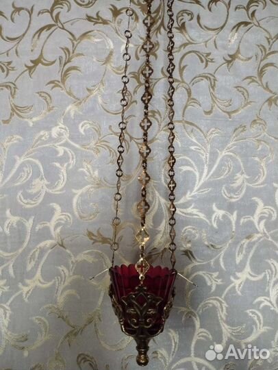 Лампада литая