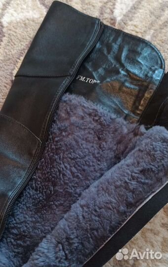 Сапоги зимние высокие 38 размер