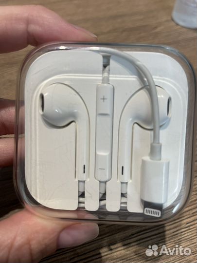 Наушники apple проводные lightning