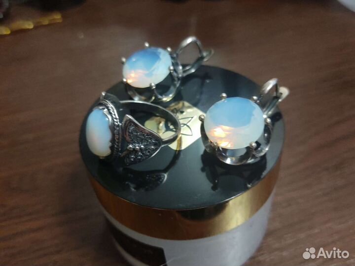 Серьги и кольцо