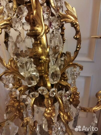 Антикварная старинная люстра