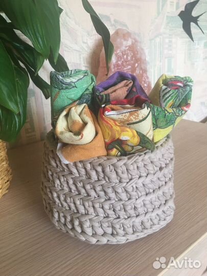 Корзина интерьерная. Ручная работа