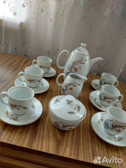 Сервиз кофейный гдр