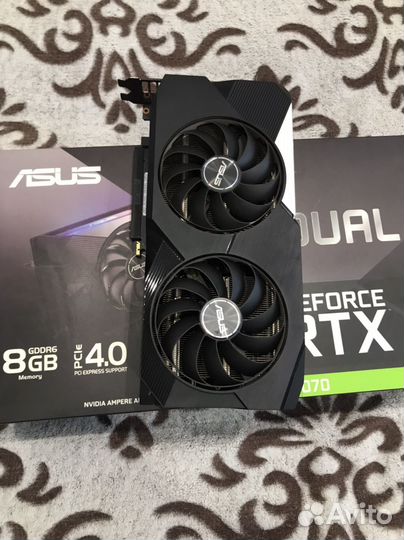 Видеокарта asus rtx 3070 8gb