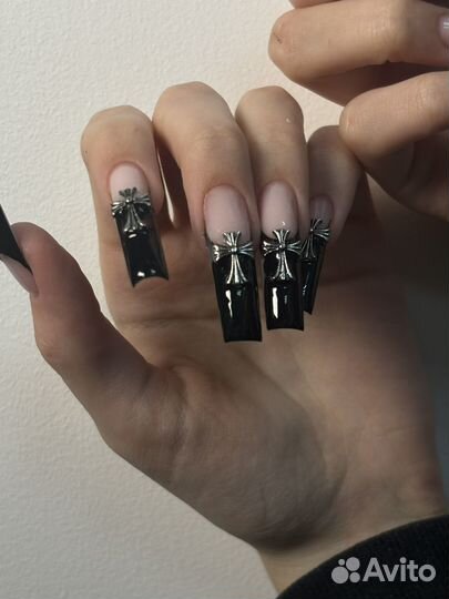 Маникюр наращивание ногтей