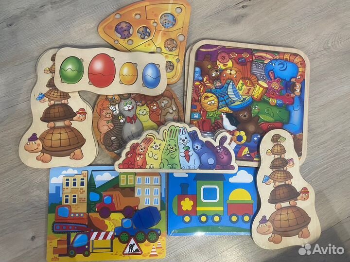 Деревянные головоломки -пазлы