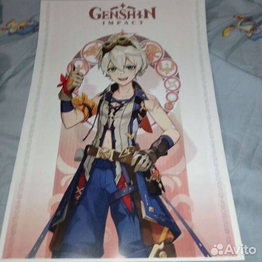 Плакат Genshin impact