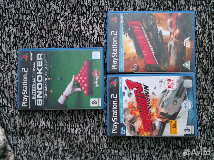 Игры на PS2 лицензия Burnout