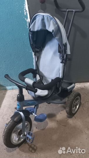 Велосипед коляска с ручкой