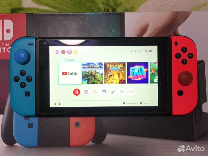 Nintendo switch rev 1 с играми